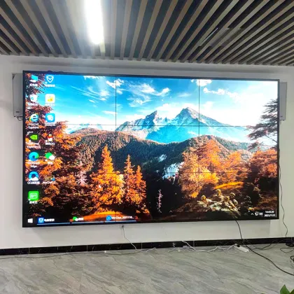55 Inch LCD Video Wall Display - 3.5mm Bezel Splicing Screen