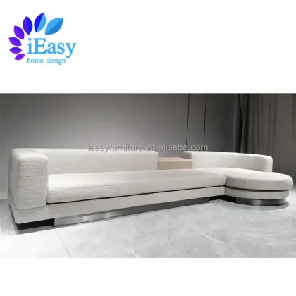 High-End Custom Italian L Shape Fabric Sofa
