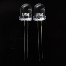 Lentille claire de lampe à LED RVB clignotante de 10 mm