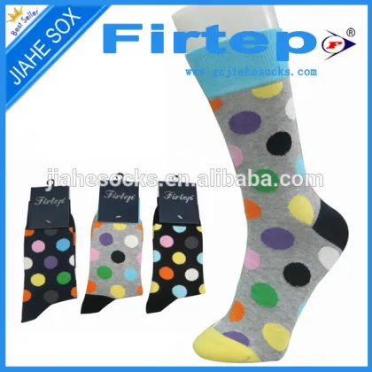 Colorful designer men's socks happy socks
