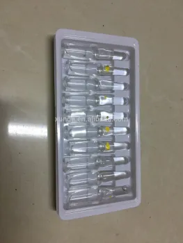 clear blister plastic medical injection pill counting disposable packaging tray
