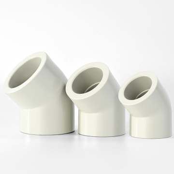 Soket PVDF Tahan Kakisan Siku 45 Darjah