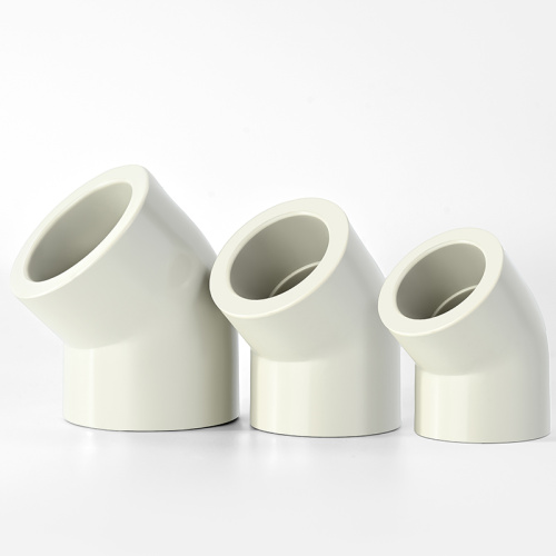 Soket PVDF Tahan Kakisan Siku 45 Darjah