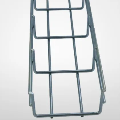 Silver aluminum-alloy cable tray wire mesh cable tray