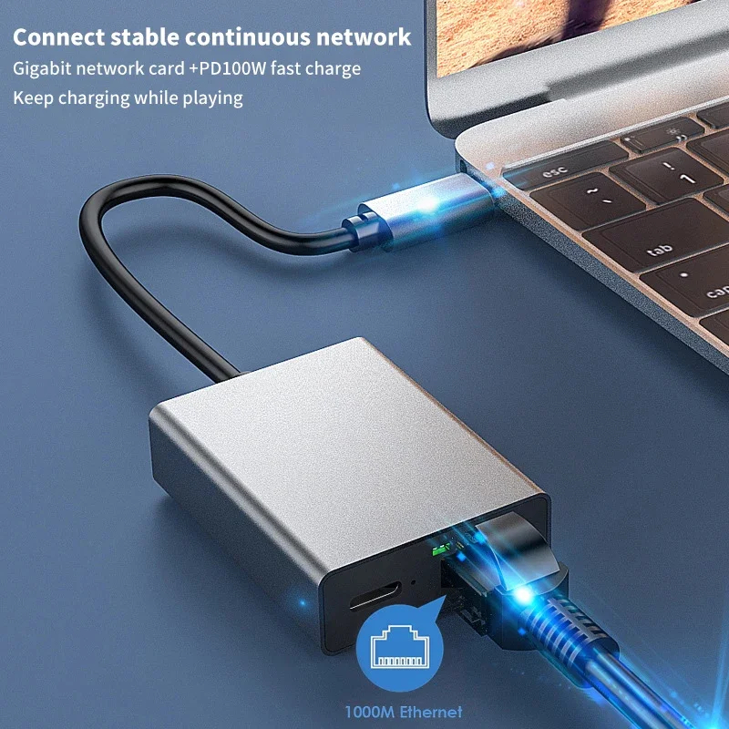Usb-c To Rj45 Ethernet Adapter For 4k Fire Tv Stick: Network Card ...