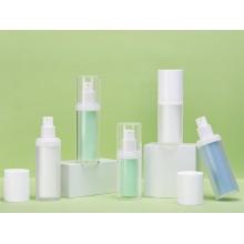 Plastic Round Double Wall Refillable Airless Bottle