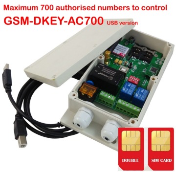Dual Sim card,Dual standby GSM gate opener for automatic door ,garage door opener