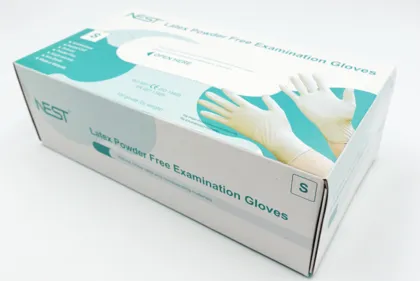 Latex Powder Free Examination Gloves
