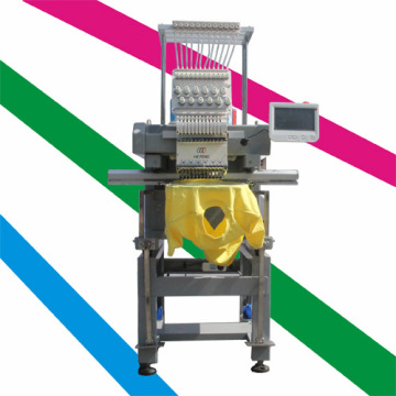 220V/50Hz Single head Compact garment Single Head Embroidery machine 15 needle