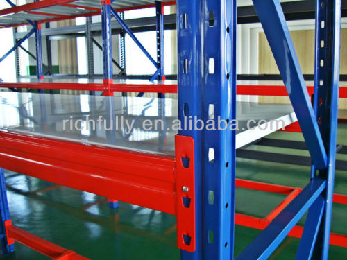 2015 Hot Products Heavy-Duty Metal Warehouse Shelving with Steel Plate