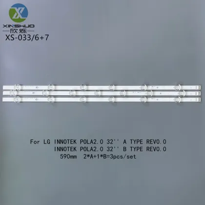 LG 32LN540B, 32LN550B, and 32LN5707 TV LED Backlight Strip Replacement: Innotek POLA 2.0 32LN5100 for Supplier
