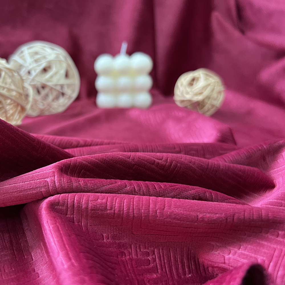 Matt Embossing Velvet Curtain Jpg