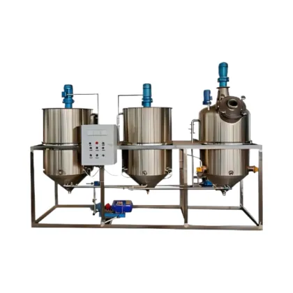 Automated Peanut Oil Refining Machine & Sunflower/Soybean Oil Refining Equipment