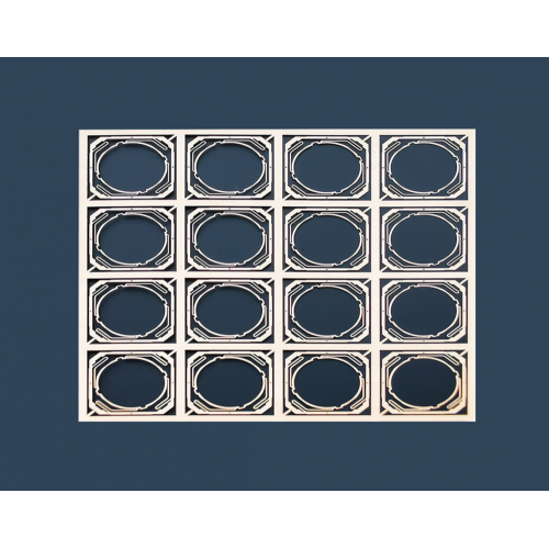 Logam Etching Burr-Free Surface VCM Spring Sheet
