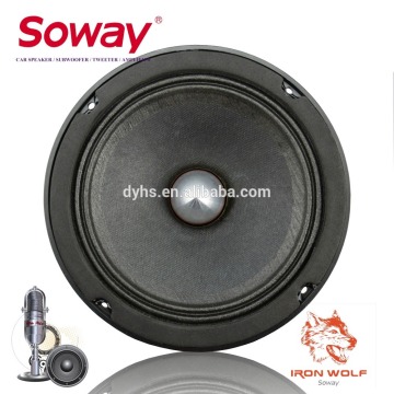 Soway SW-601PRO 6.5 "500W Allume de aluminio Pro Altavoz de automóvil de audio, conductor de altavoces de tapa de bala