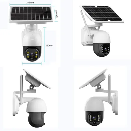 ICSEE Solaire Camira: 3MP Solar Panel 4G CCTV Camera with SIM Card & WIFI PTZ