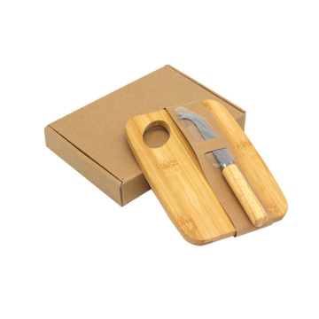 Bamboo Chopping Board with Wooden Cutting Board and Knife Set
