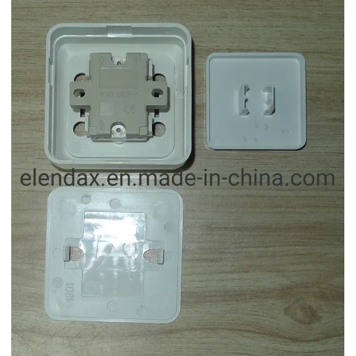 Sakelar Putih Gaya Eropa 10A 250V