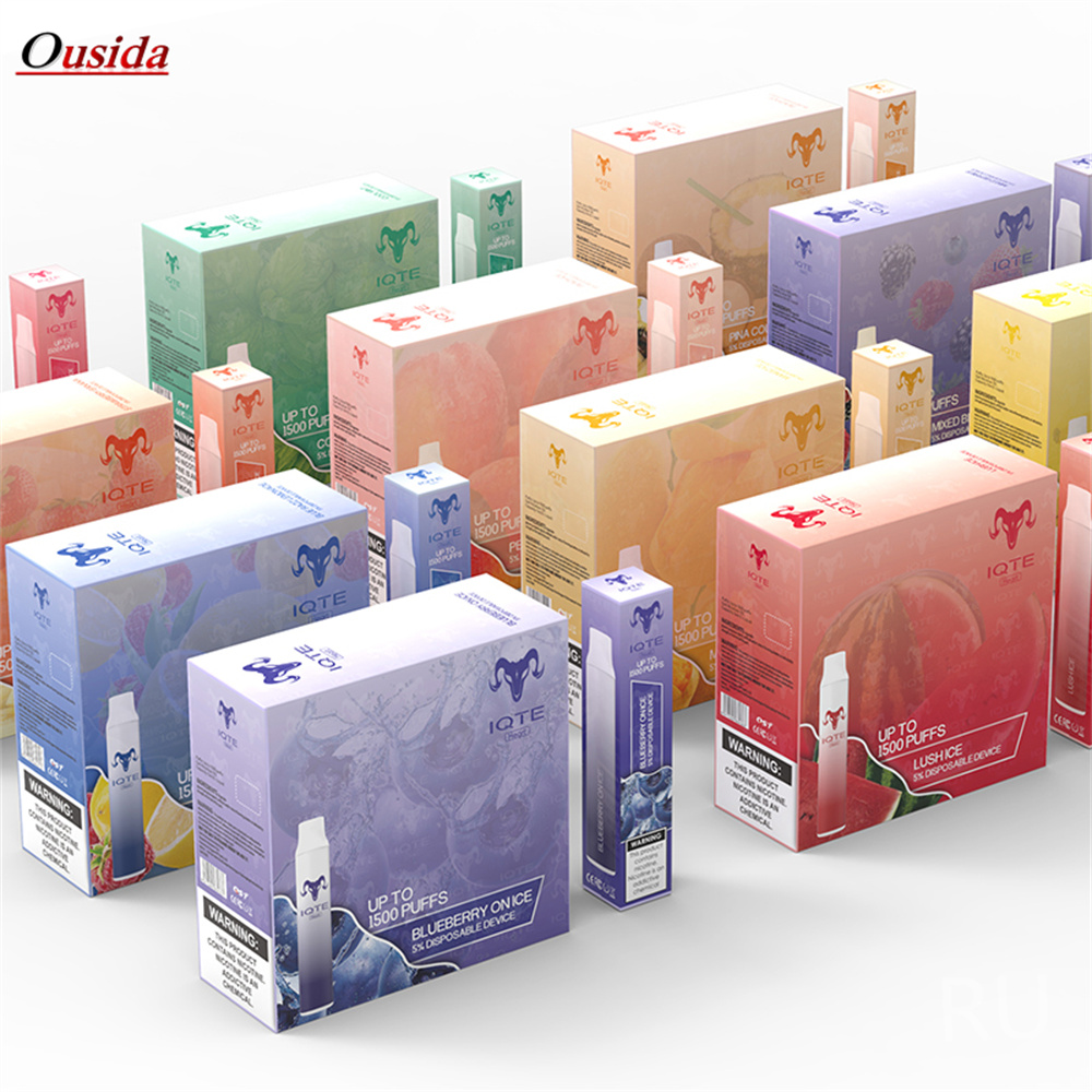 High Quality Disposable Electronic Cigarette 1500 Puffs
