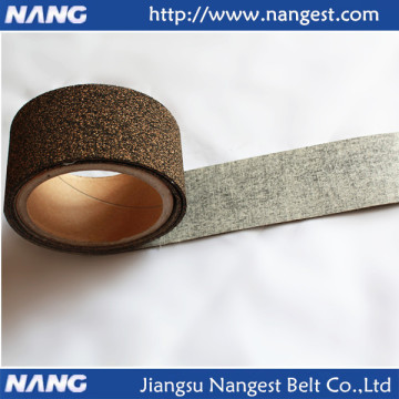 Rubber cork roll covering used textile