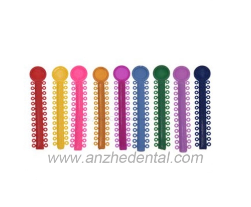 Colorful Dental Orthodontic Elastic Ligature Tie