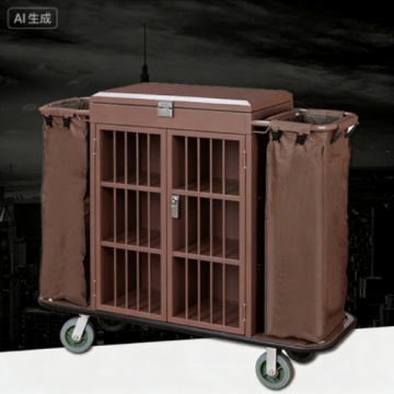 Multi-functional Housekeeping Cart for Hotel Linen Storage