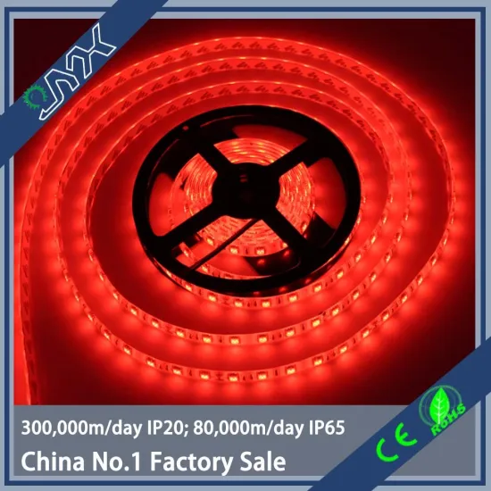 Good price indoor stairway lighting 300leds 14.4wperm 12v double copper pcb Red color high power led 5050 smd strip ribbon light