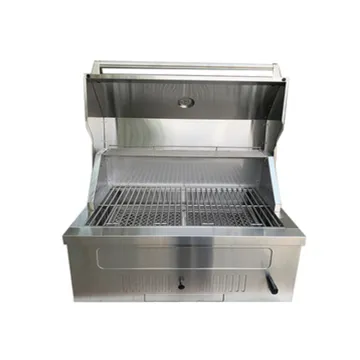 Outdoor Kitchen Bbq Grills Stainless Steel Easily Assembled Large Built In Gas Charcoal Grills