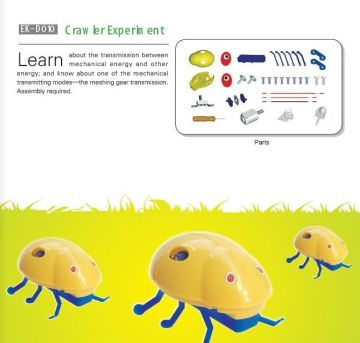 Yellow Diy Educational Toys Crawler Toys Child Fashion Educational Materials