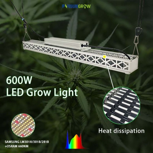 Led Grow Light 600w เรือนกระจกปลูกต้นไม้เต็นท์ คุณภาพสูง Led Grow Light ...
