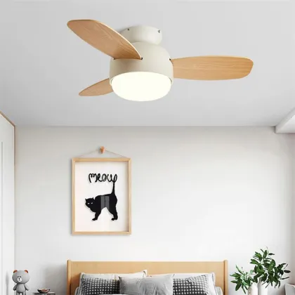 Nordic Modern LED Ceiling Fan with Light