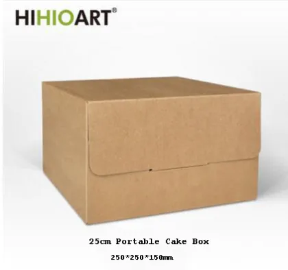 Brown Kraft Paper Cake box