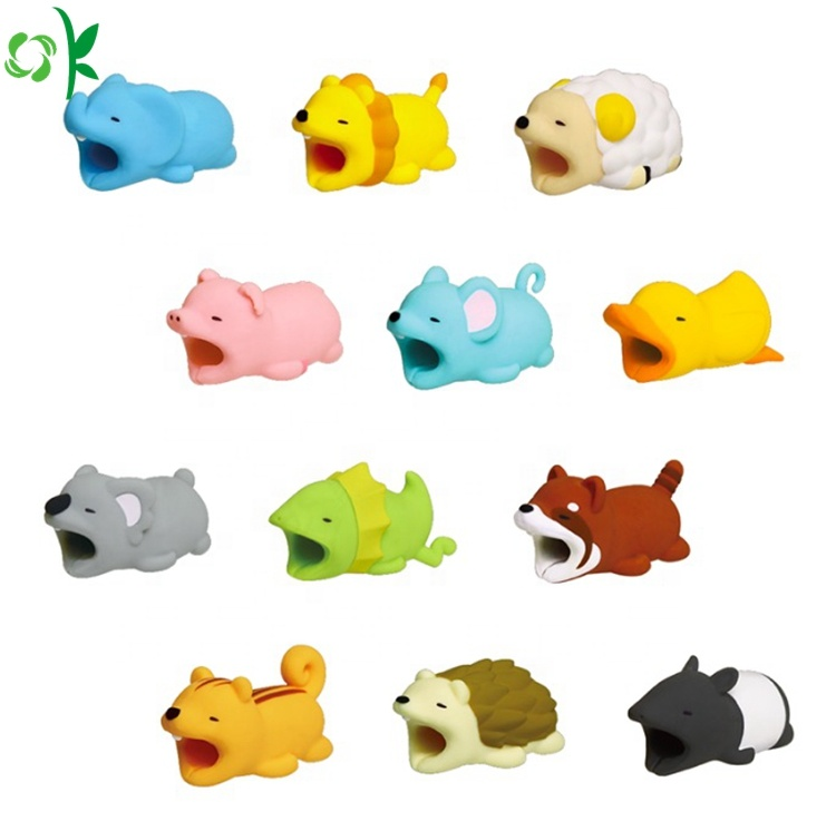 Hot Sale Animal Data Cable Protector Silicone