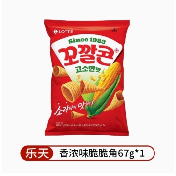Lotte Crispy Snacks Puffed Delight for Every Taste