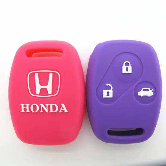 Silicone replacement key fob cases for honda