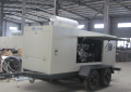 Power Generator Hyundai-Diesel-Motor mit Stamford Generator 250kVA Mobile Typ auf Lager