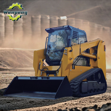 1.2Ton Crawler Skid Steer Loader with Cab