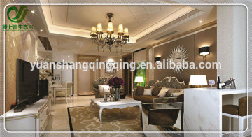 House design interior decoration wall panel crystal board WPC Marble wall board pvc film covering