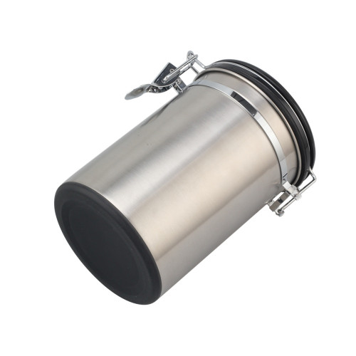 Stainless Steel Coffee Canister With Coffee Spoon