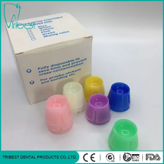 Disposable Dental Colorful Dappen Dish Glass