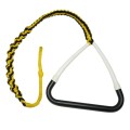 Water ski tow rope floating handle