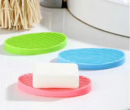 Home Hotel Restaurant Silicone Holder Rack For Soap