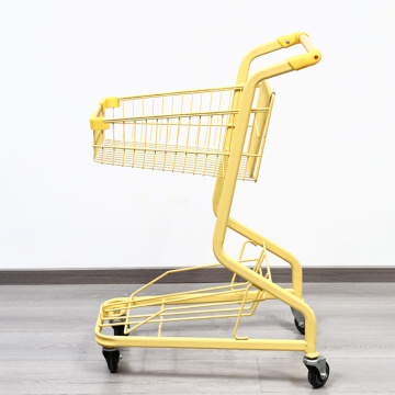 China Double Layer Shopping Cart Manufactory