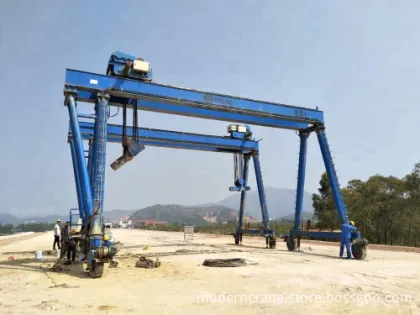Hydraulic Rubber Crane Tire Gantry Cranes Price