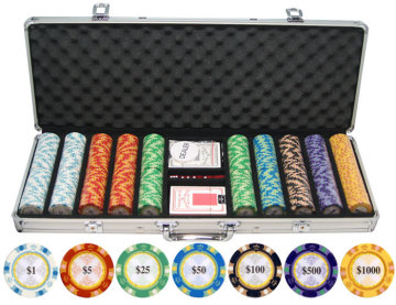 13.5g premium ABS sticker poker chip set