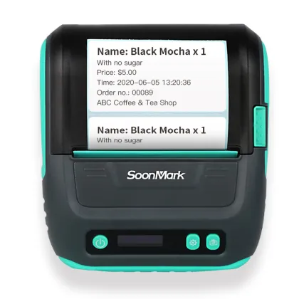 3 inch bluetooth wireless handheld Barcode Label Printer