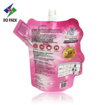 special shape stand up spout pouch for detergent