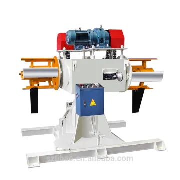 Two mandrel head manual decoiler machine