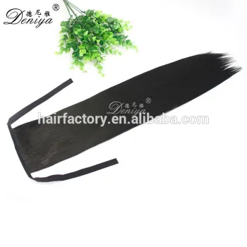 Wholesale price high quality ponytail wrap around ponytail in stock