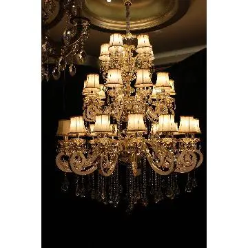Large Chandelier Lighting 3 Tier 30 Lights